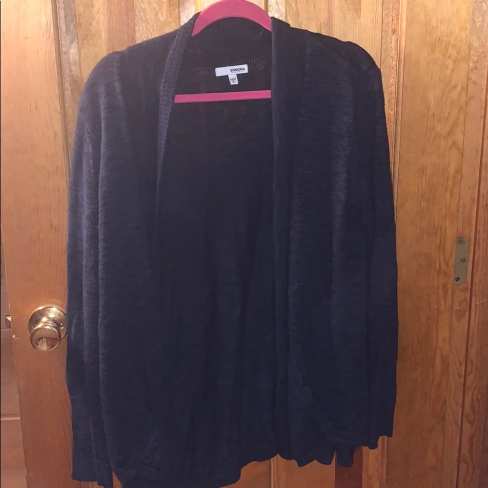 Navy Blue Cardigan!